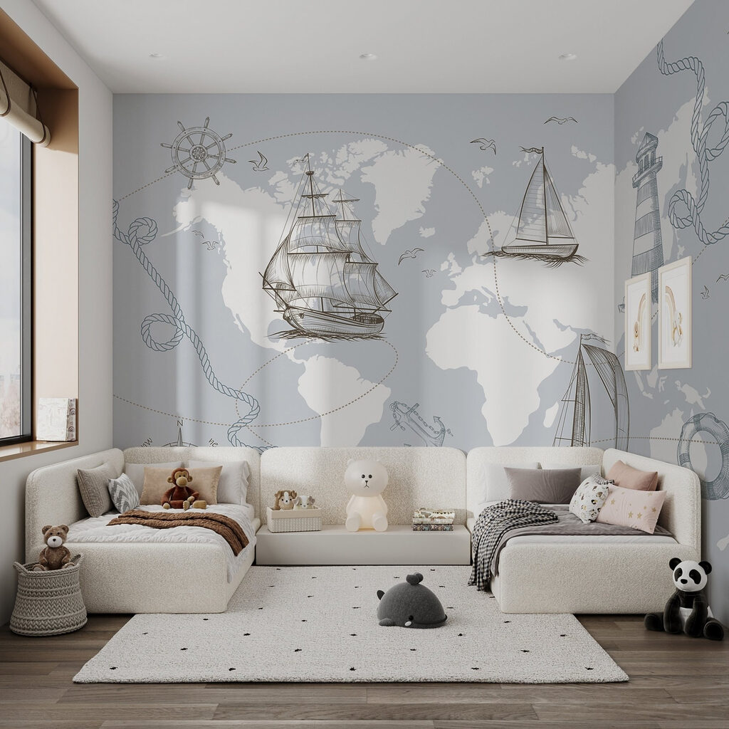 Mapa náutico con barcos — interior 4