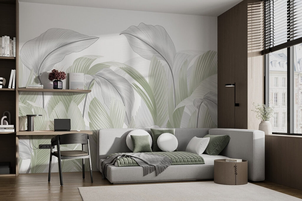 Hojas en capas suaves — interior 1