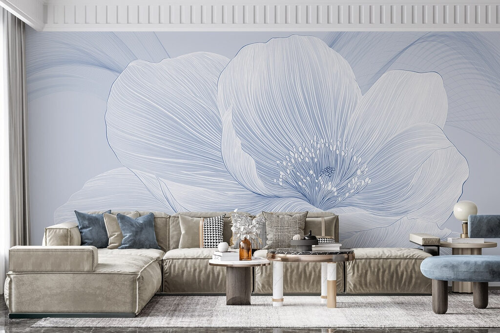 Flor blanca abierta — interior 2