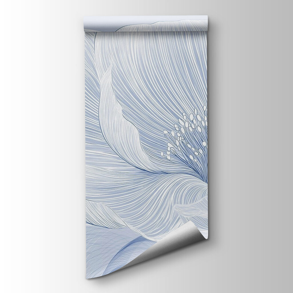 Flor blanca abierta — vista del producto