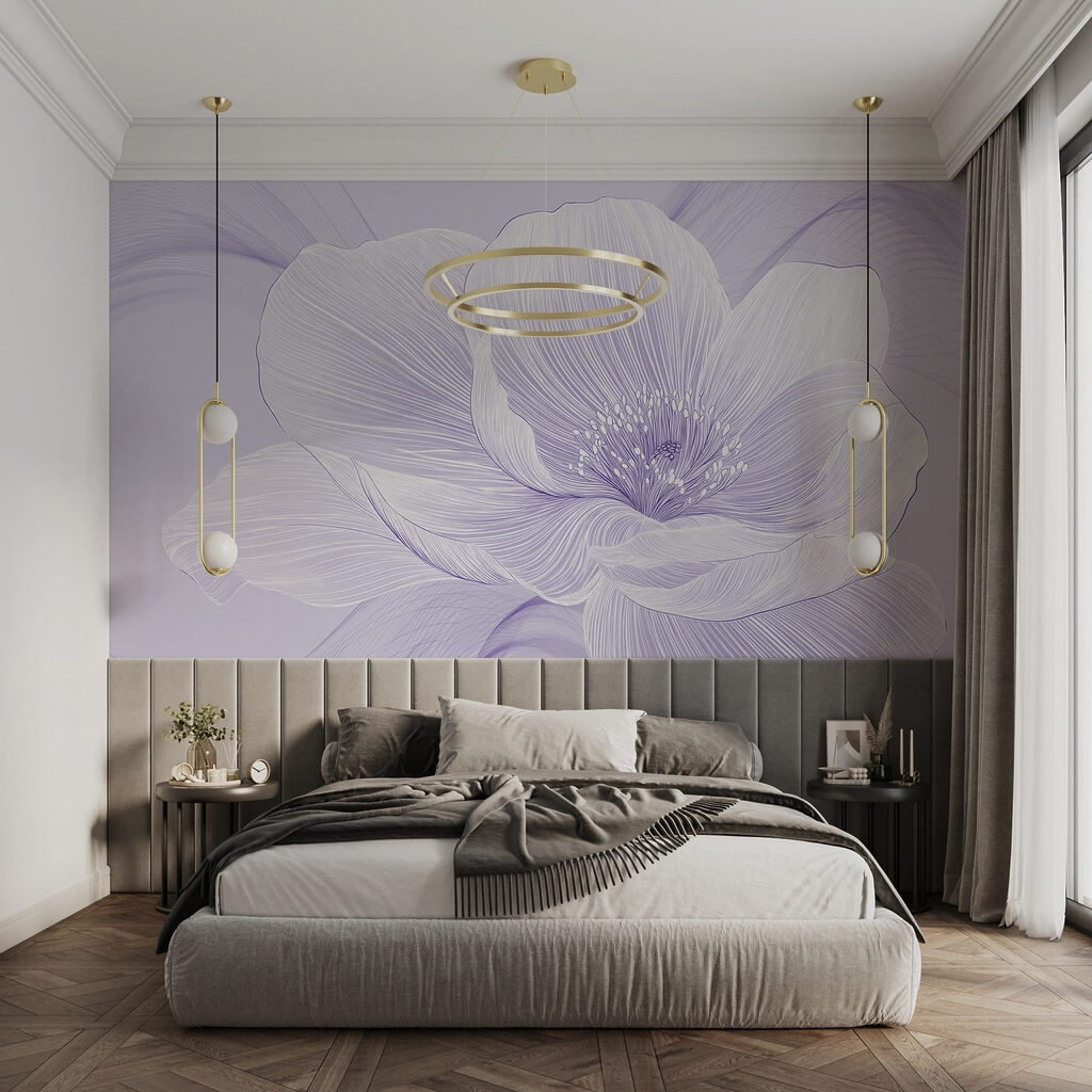 Flor blanca abierta — interior 1