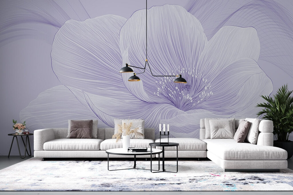 Flor blanca abierta — interior 2