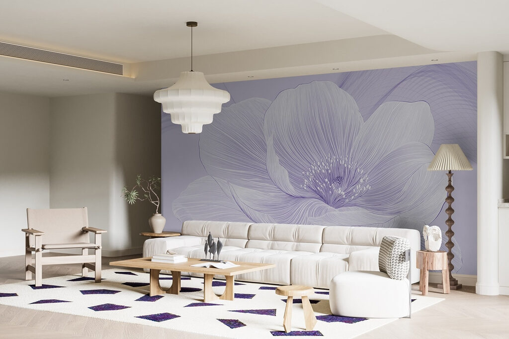 Flor blanca abierta — interior 3