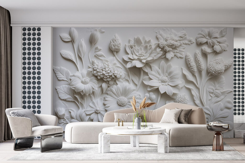 Flores blancas muy juntas — interior 5