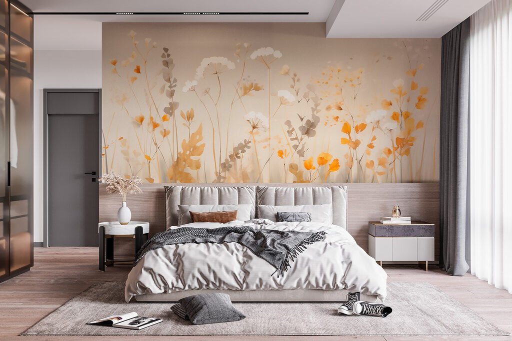 Flores silvestres doradas — interior 1