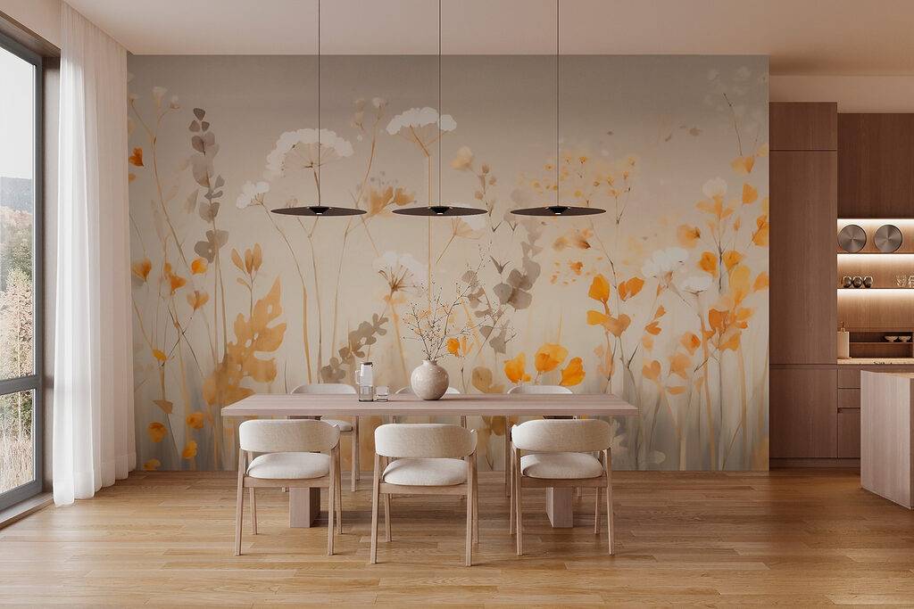 Flores silvestres doradas — interior 2
