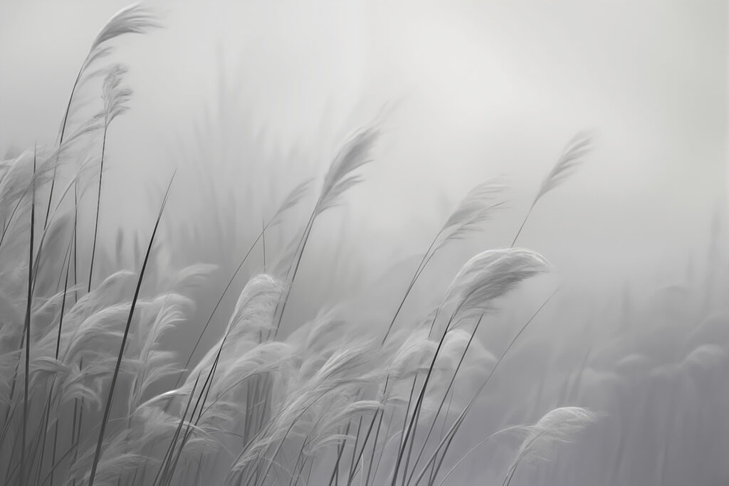 Hierbas entre la niebla — diseño completo