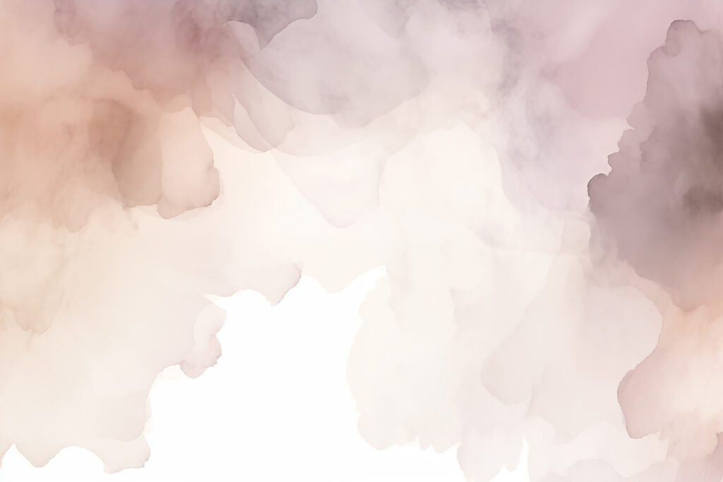 Nubes rosas de acuarela — diseño completo