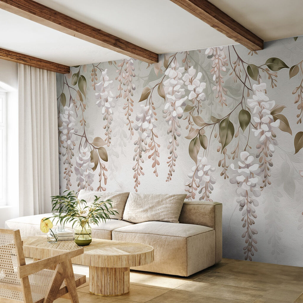 Racimos blancos colgantes — interior 3
