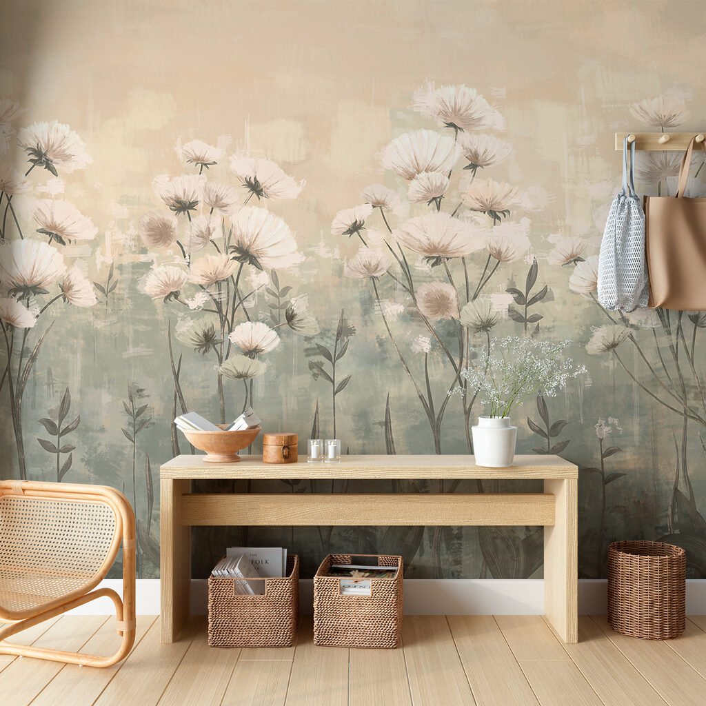 Flores blancas en bruma — interior 4