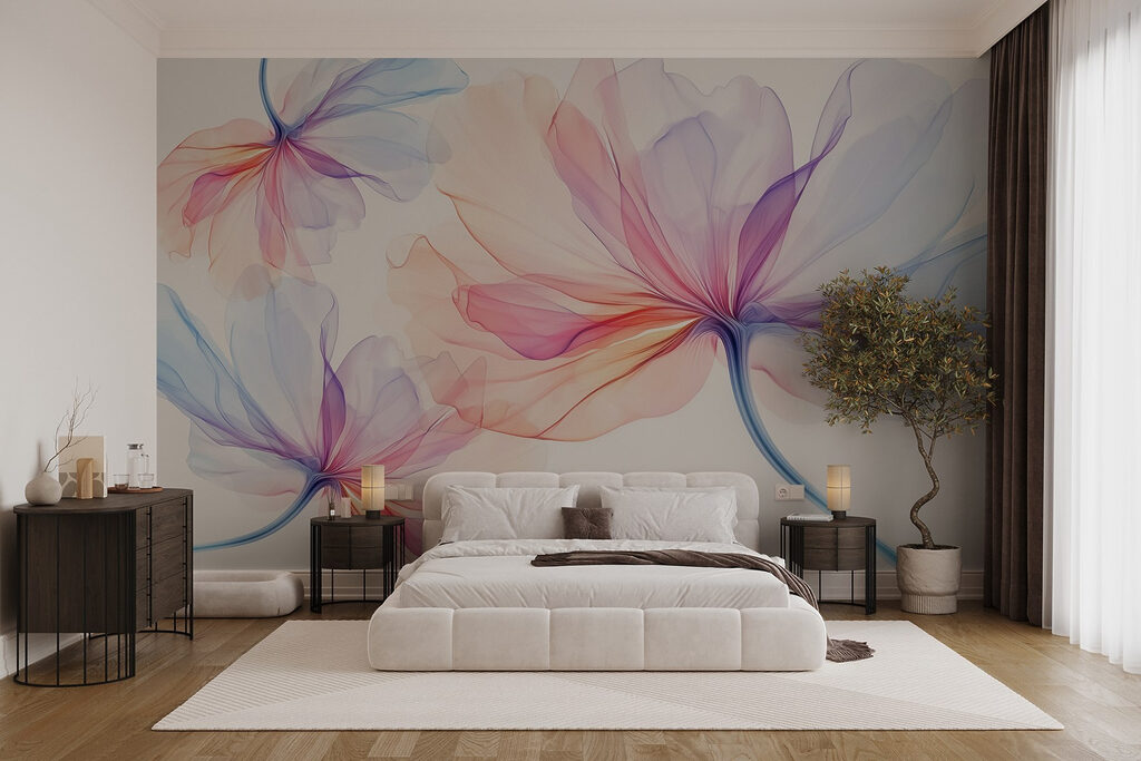Flores en tonos arcoíris — interior 1