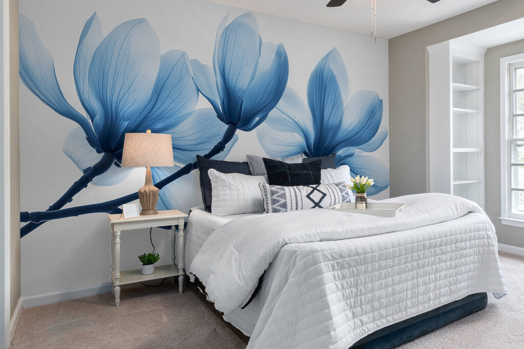 Magnolia azul en ramas — interior 1