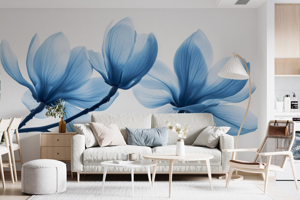 Magnolia azul en ramas — interior 2