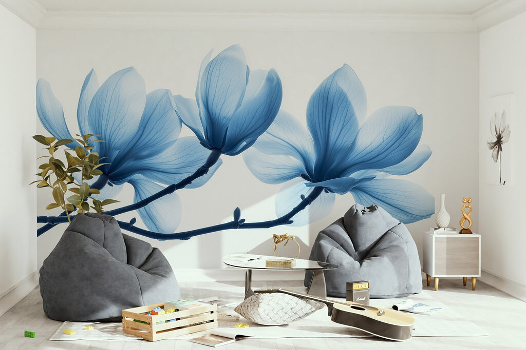 Magnolia azul en ramas — interior 3
