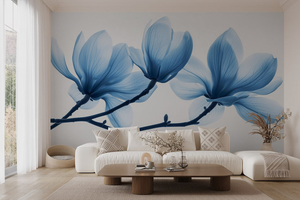 Magnolia azul en ramas — interior 5
