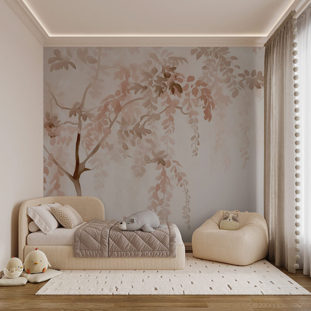 Ramas colgantes con flores — interior 2
