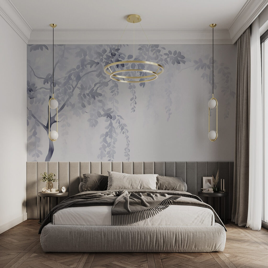 Ramas colgantes con flores — interior 1