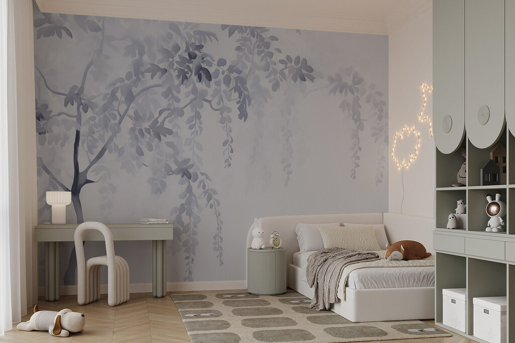 Ramas colgantes con flores — interior 2