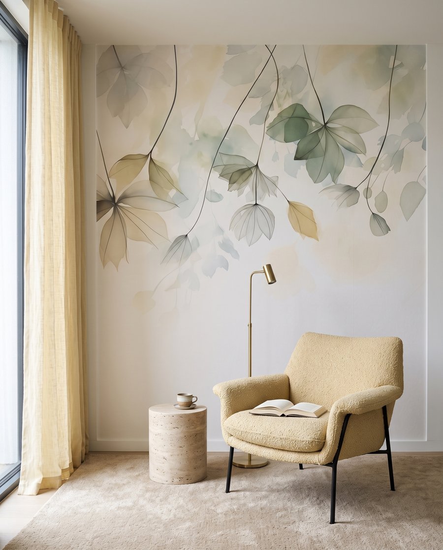 Velos de hojas verdes — interior 5