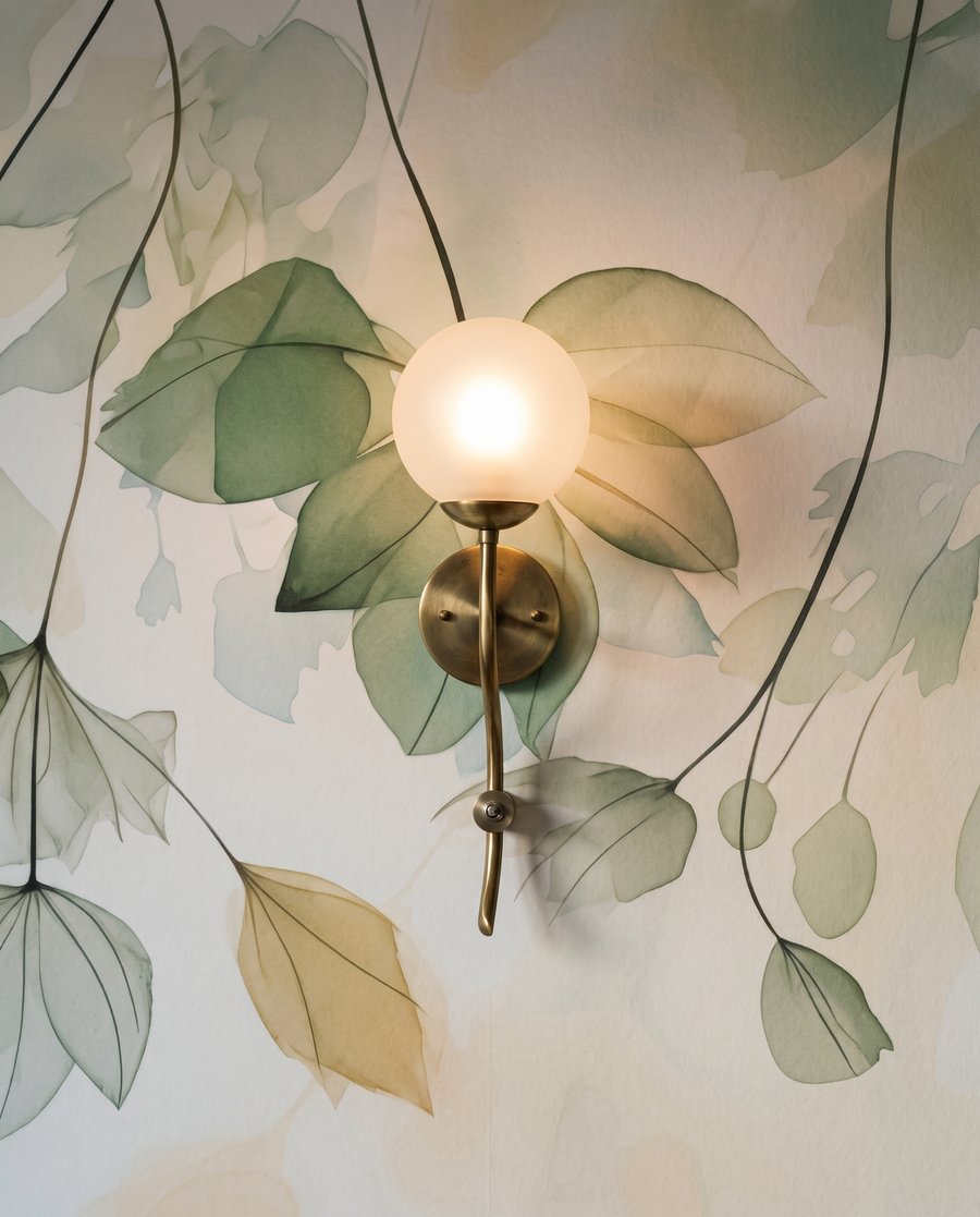 Velos de hojas verdes — detalle