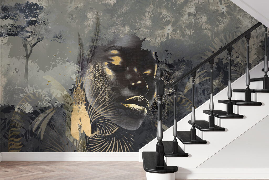 Rostro entre la selva — interior 1