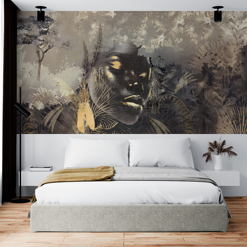 Rostro entre la selva — interior 1
