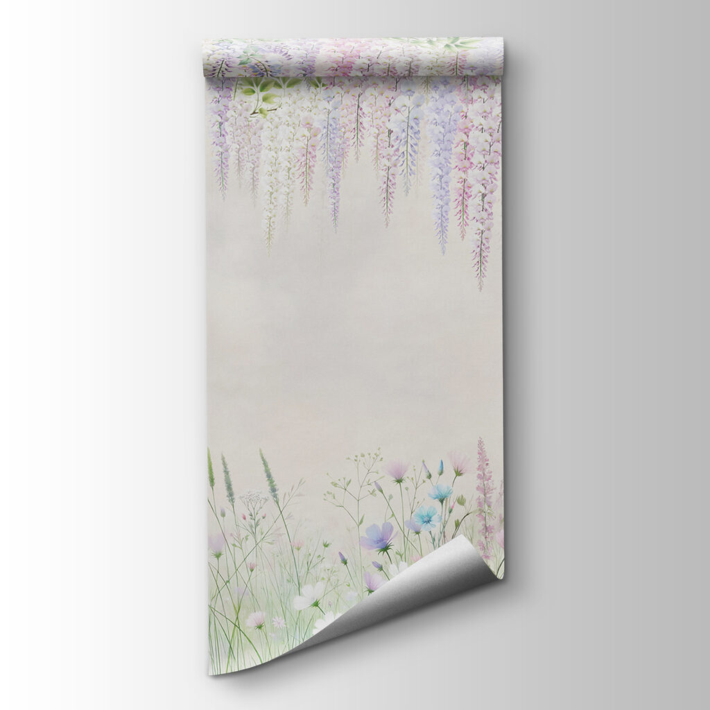 Flores sobre el prado — vista del producto