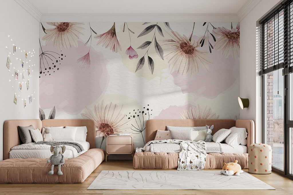 Flores y manchas suaves — interior 2