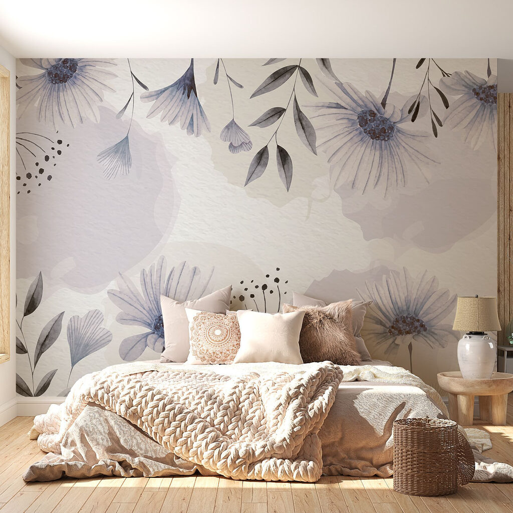 Flores y manchas suaves — interior 1