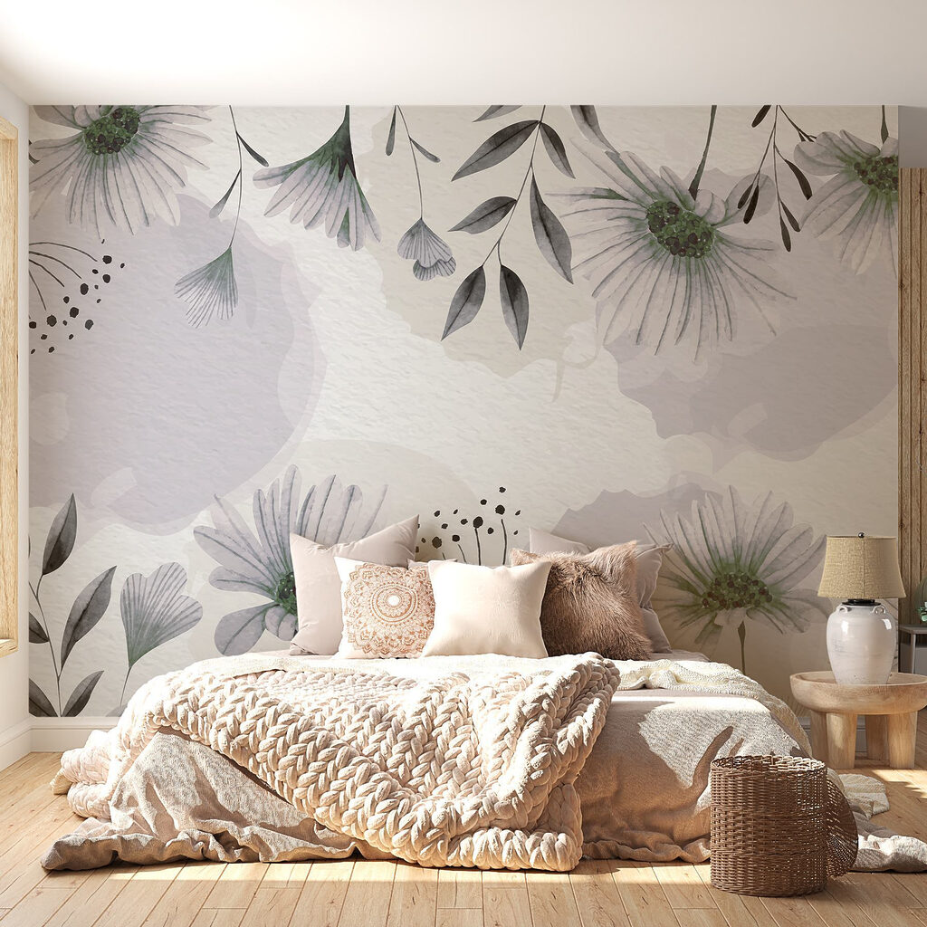 Flores y manchas suaves — interior 1