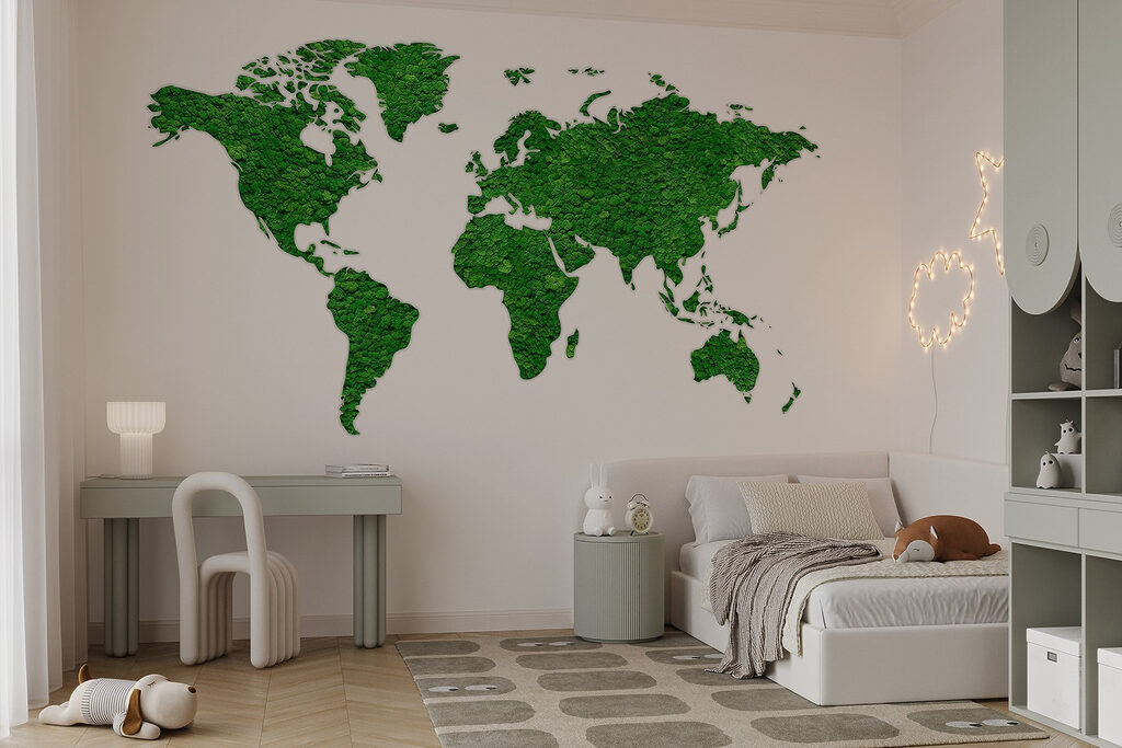 Mapa en verde oliva — interior 3