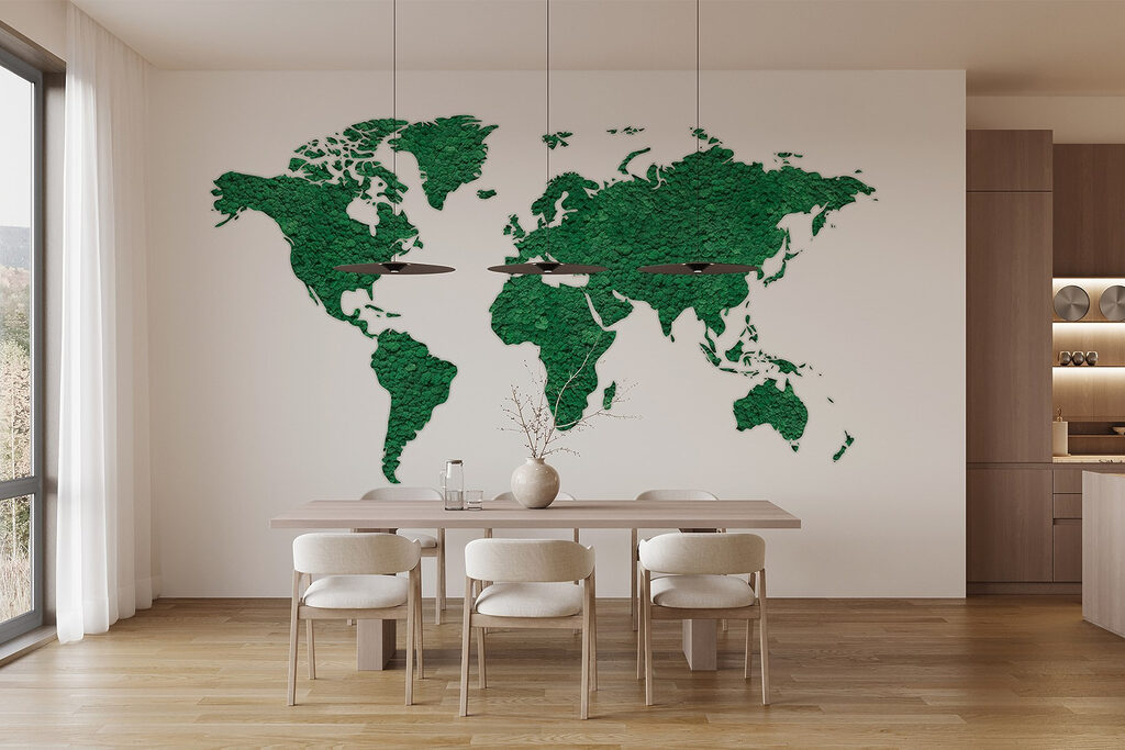 Mapa en verde oliva — interior 2