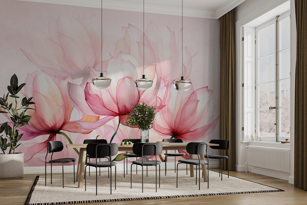 Grandes flores translúcidas — interior 1