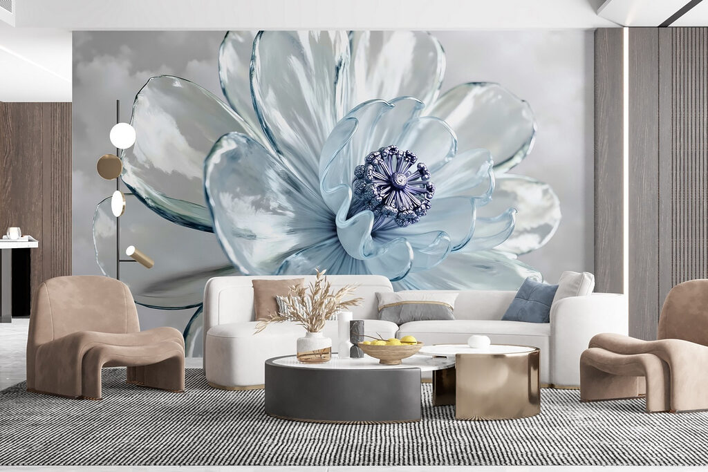 Flor de pétalos brillantes — interior 1