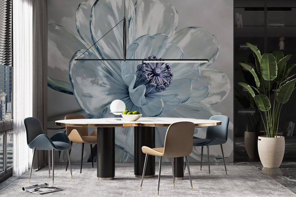 Flor de pétalos brillantes — interior 3