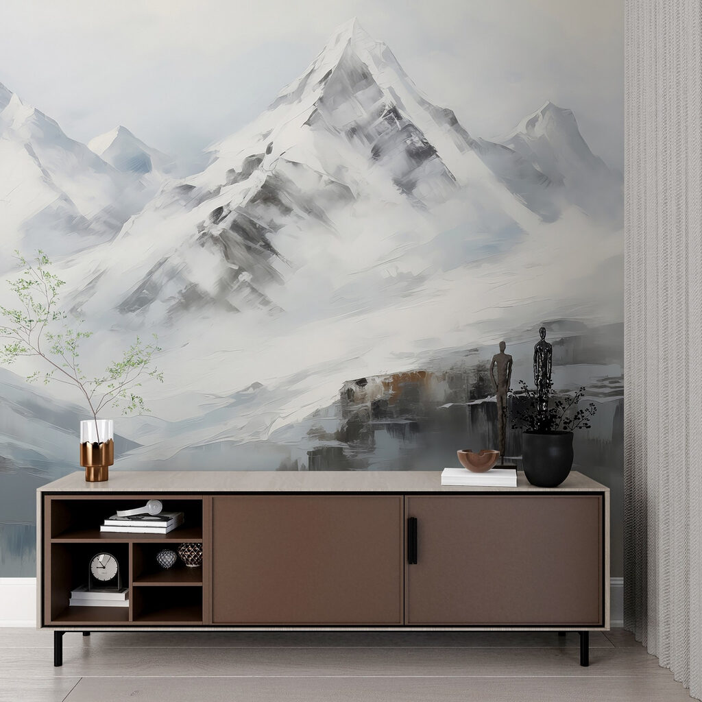 Picos nevados en acuarela — interior 3