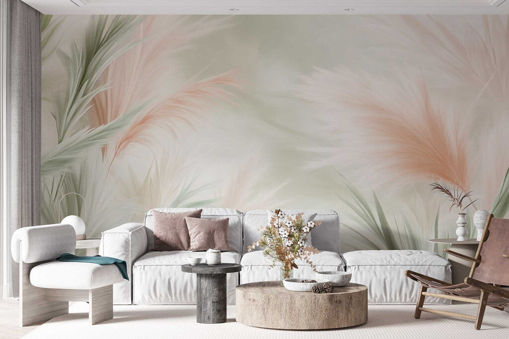 Plumeros en tonos pastel — interior 5