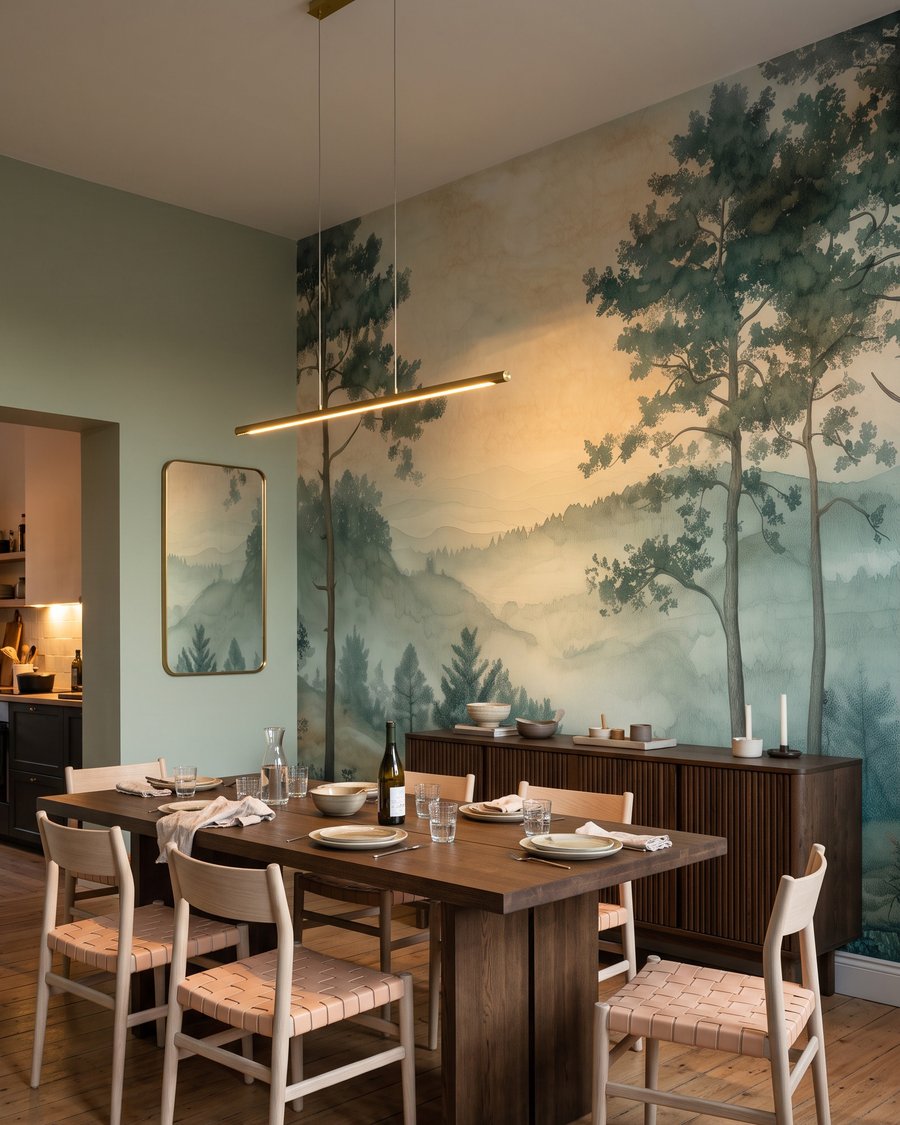 Pinos sobre un valle — interior 2