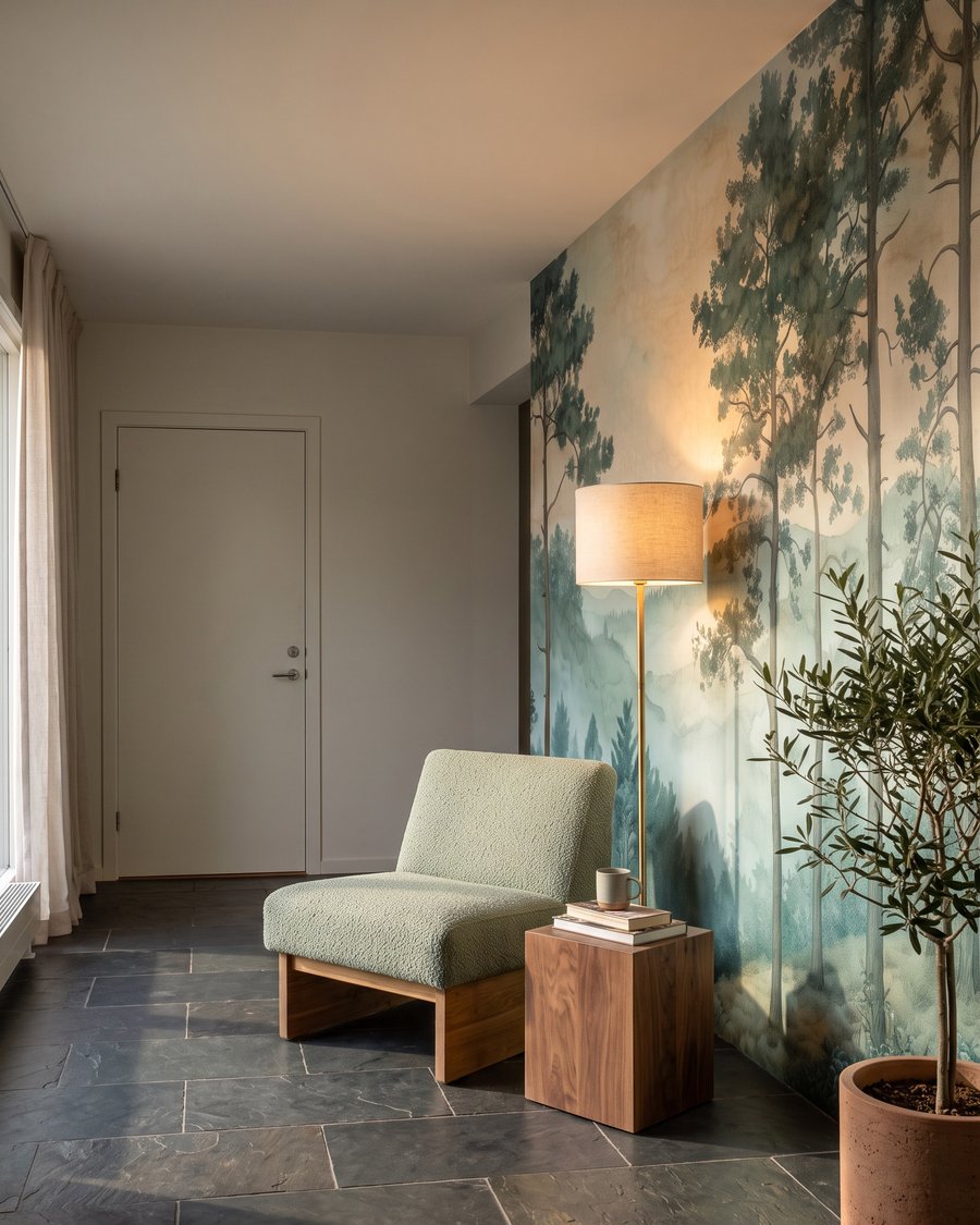 Pinos sobre un valle — interior 3