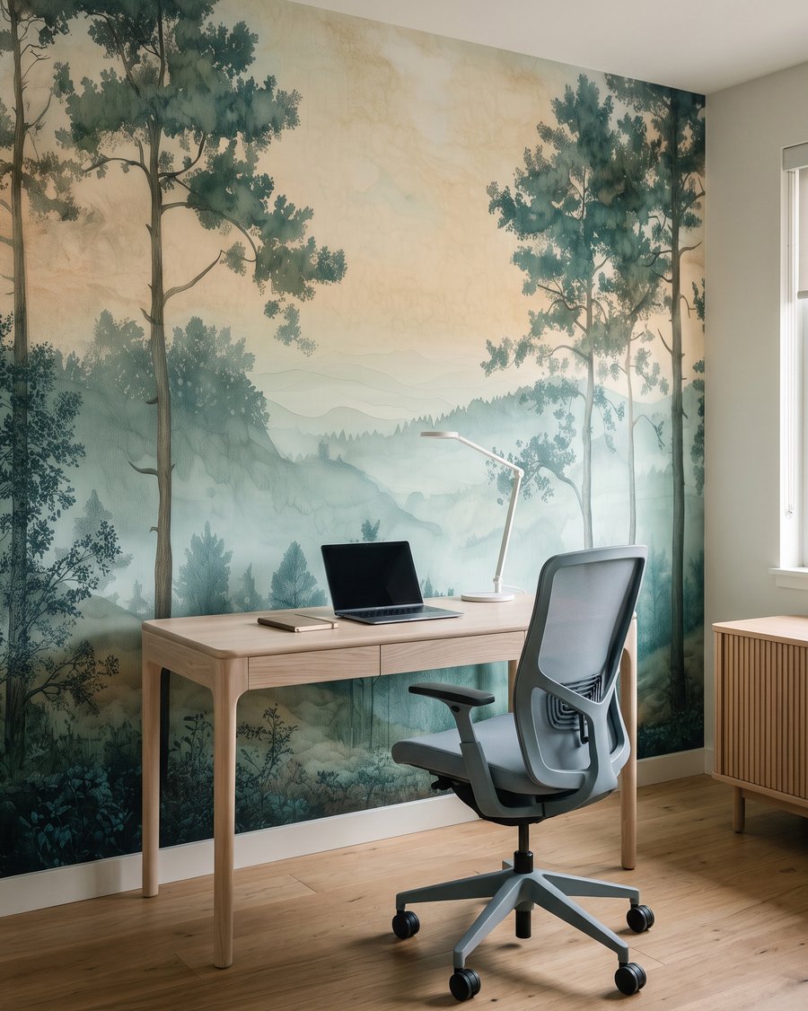 Pinos sobre un valle — interior 4