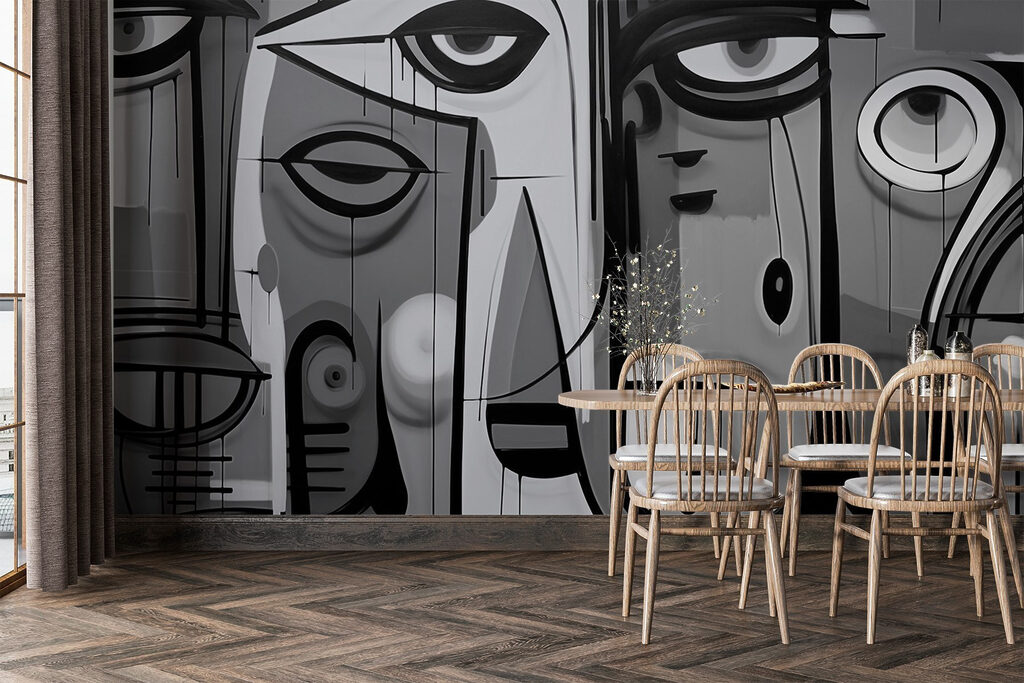 Caras estilizadas — interior 3