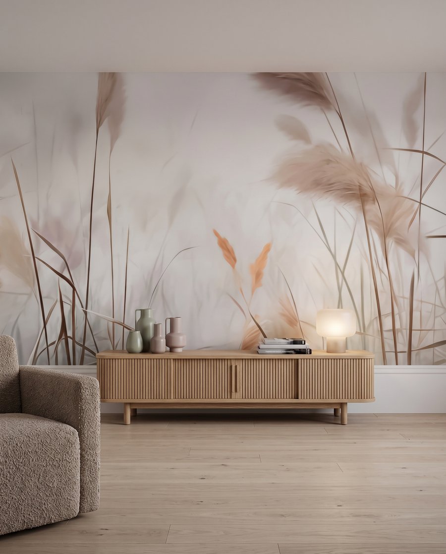 Plumeros marrones en niebla — interior 6