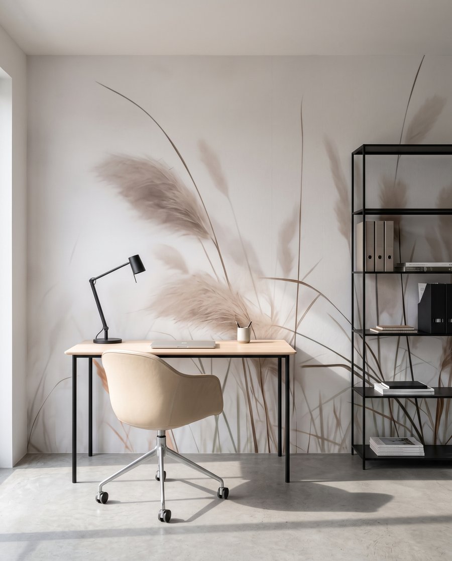 Plumeros marrones en niebla — interior 9