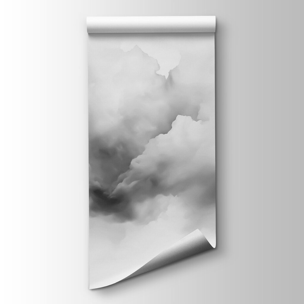 Nubes grises difuminadas — vista del producto