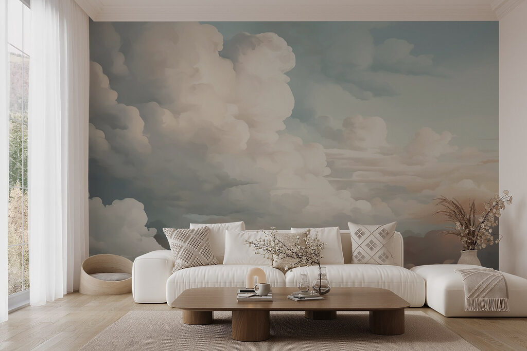 Grandes nubes al atardecer — interior 1