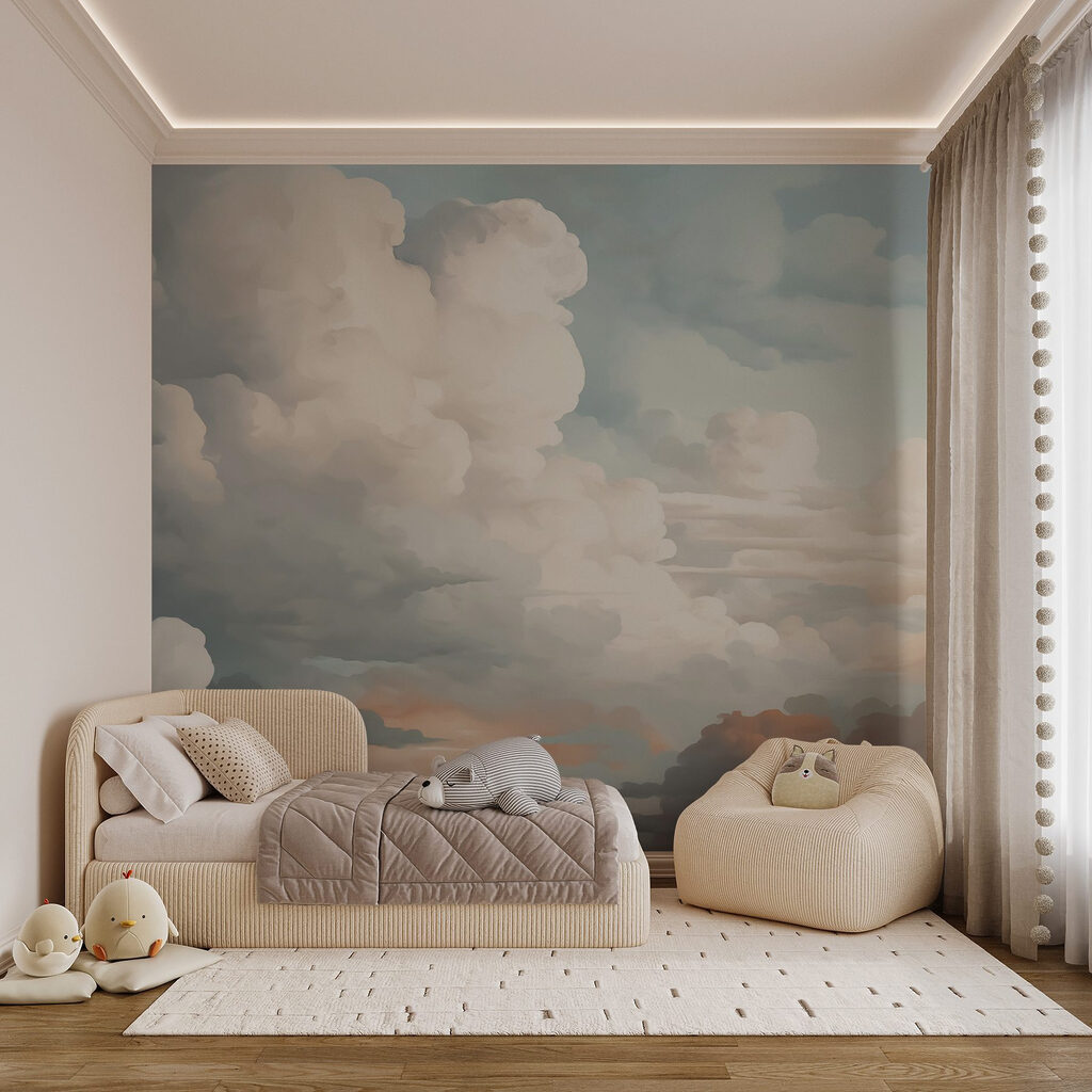 Grandes nubes al atardecer — interior 2