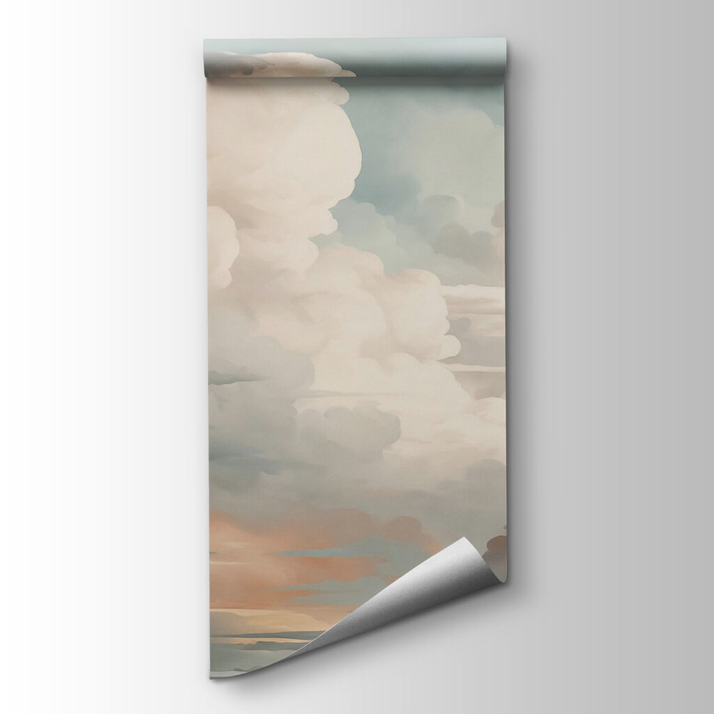 Grandes nubes al atardecer — vista del producto
