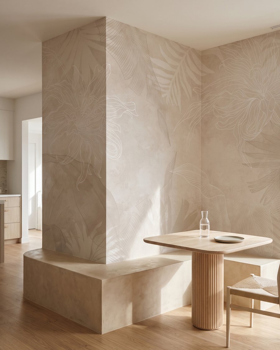 Hoja tropical difuminada — interior 8