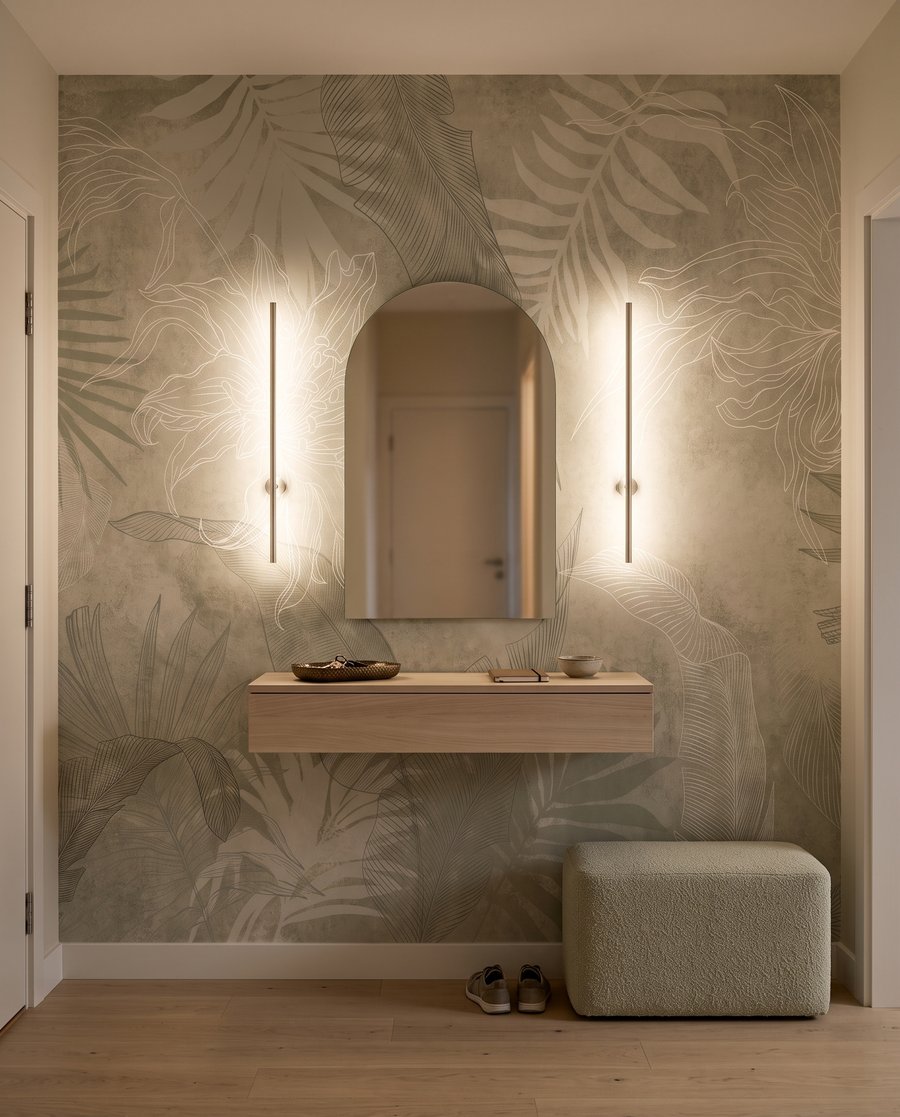 Hoja tropical difuminada — interior 6