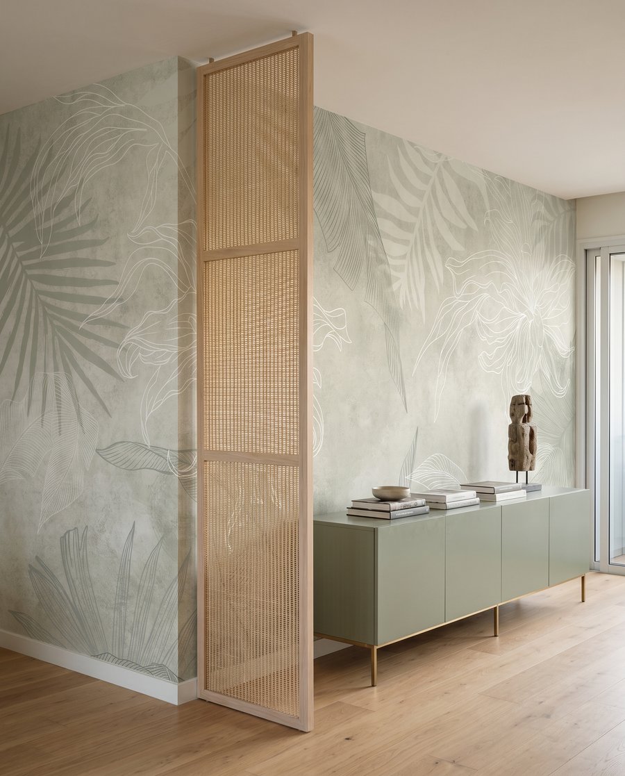 Hoja tropical difuminada — interior 1